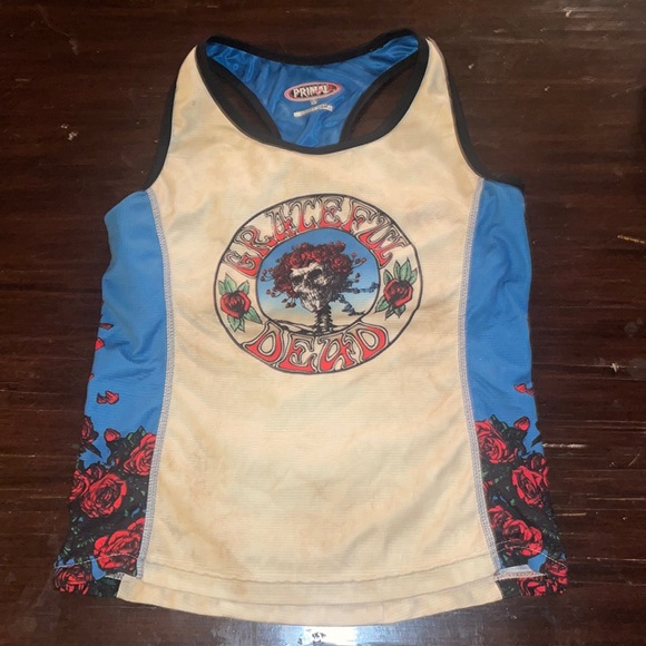 primal Tops Primal Wear Cycling Grateful Dead Jersey Tank